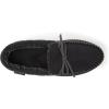 imageDearfoams Gifts for Men Dad Brother Husband  Mens Moccasin Slippers  Breathable Memory Foam Toby Mens SlipperBlack