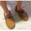 imageDearfoams Gifts for Men Dad Brother Husband  Mens Moccasin Slippers  Breathable Memory Foam Toby Mens SlipperChestnut