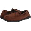 imageDearfoams Gifts for Men Dad Brother Husband  Mens Moccasin Slippers  Breathable Memory Foam Toby Mens SlipperChestnut