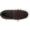 imageDearfoams Gifts for Men Dad Brother Husband  Mens Moccasin Slippers  Breathable Memory Foam Toby Mens SlipperCoffee