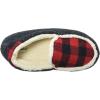 imageDearfoams Kids Hunter Felted Plaid Moccasin SlipperBlack