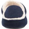 imageDearfoams Kids Hunter Felted Plaid Moccasin SlipperNavy Heather