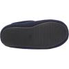 imageDearfoams Kids Hunter Felted Plaid Moccasin SlipperNavy Heather