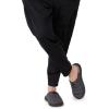 imageDearfoams Mens Austin Quilted Memory Foam Sweatshirt Scuff SlipperBlack
