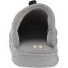 imageDearfoams Mens Austin Quilted Memory Foam Sweatshirt Scuff SlipperLight Heather Grey