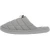 imageDearfoams Mens Austin Quilted Memory Foam Sweatshirt Scuff SlipperLight Heather Grey
