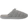 imageDearfoams Mens Austin Quilted Memory Foam Sweatshirt Scuff SlipperLight Heather Grey