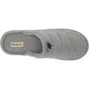 imageDearfoams Mens Austin Quilted Memory Foam Sweatshirt Scuff SlipperLight Heather Grey