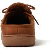 imageDearfoams Mens Fowler Moc Toe Clog with Tie Indoor Outdoor Supportive House Shoe SlipperChestnut