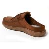 imageDearfoams Mens Fowler Moc Toe Clog with Tie Indoor Outdoor Supportive House Shoe SlipperChestnut