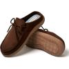 imageDearfoams Mens Fowler Moc Toe Clog with Tie Indoor Outdoor Supportive House Shoe SlipperCoffee