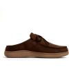 imageDearfoams Mens Fowler Moc Toe Clog with Tie Indoor Outdoor Supportive House Shoe SlipperCoffee
