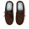 imageDearfoams Mens Fowler Moc Toe Clog with Tie Indoor Outdoor Supportive House Shoe SlipperCoffee