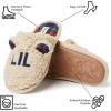 imageDearfoams UnisexChild Easter Basket Stuffers Gifts for Kids Toddler Lil Baby Bear SlipperLil Bear Cream
