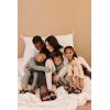 imageDearfoams UnisexChild Easter Basket Stuffers Gifts for Kids Toddler Lil Baby Bear SlipperNavy Blazer