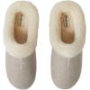 imageDearfoams Womans IndoorOutdoor Breathable Memory Foam Clog Slippers inBeige