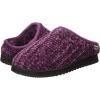 imageDearfoams Womens Chenille High Vamp Clog Slipper Aubergine Small