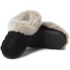 imageDearfoams Womens Claire Textured Knit Clog SlipperBlack