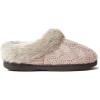 imageDearfoams Womens Claire Textured Knit Clog SlipperDark Pale Mauve