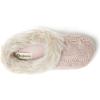 imageDearfoams Womens Claire Textured Knit Clog SlipperDark Pale Mauve