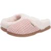 imageDearfoams Womens Claire Textured Knit Clog SlipperPale Mauve