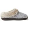 imageDearfoams Womens Claire Textured Knit Clog SlipperSleet