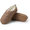 imageDearfoams Womens Nadine Wool Blend Clog SlipperChestnut