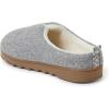 imageDearfoams Womens Nadine Wool Blend Clog SlipperLight Heather Grey
