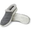imageDearfoams Womens Original Comfort Amaya Wedge ClogGrey