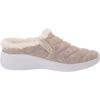 imageDearfoams Womens Original Comfort Amaya Wedge ClogNatural