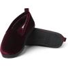 imageDearfoams Womens Rachel Shiny Velour Closed Back SlipperBurgundy