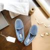 imageDearfoams Womens Rachel Shiny Velour Closed Back SlipperFlintstone