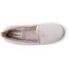 imageDearfoams Womens Rachel Shiny Velour Closed Back SlipperPale Mauve