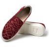 imageDearfoams Womens SlipOn Lightweight Comfortable Sophie LoaferCabernet Print