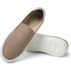 imageDearfoams Womens SlipOn Lightweight Comfortable Sophie LoaferTaupe Suede