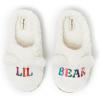 imageDearfoams UnisexChild Easter Basket Stuffers Gifts for Kids Toddler Lil Baby Bear SlipperLil Bear White