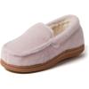 imageDearfoams UnisexChild Gifts for Kids Memory Foam Cozy Amari Moccasin SlipperPink