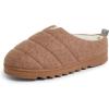 imageDearfoams Womens Nadine Wool Blend Clog SlipperChestnut
