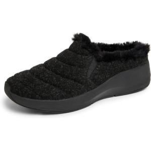 imageDearfoams Womens Original Comfort Amaya Wedge ClogBlack