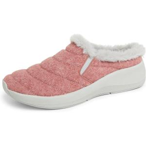 imageDearfoams Womens Original Comfort Amaya Wedge ClogRose