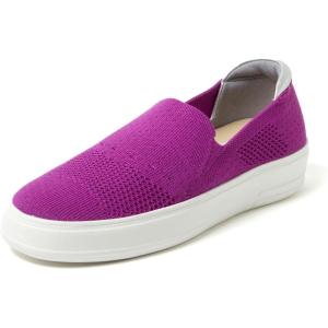 imageDearfoams Womens SlipOn Lightweight Comfortable Sophie LoaferMystic Purple