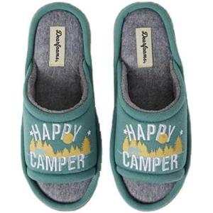 imageDearfoams womens Matching Family IndoorOutdoor Summer Camping Slide SlipperGreen