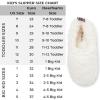 imageDearfoams Kids Washable Skye Pile Closed Back SlipperMuslin