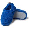 imageDearfoams Kids Washable Skye Pile Closed Back SlipperOlympic Blue