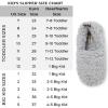 imageDearfoams Kids Washable Skye Pile Closed Back SlipperSleet