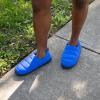 imageDearfoams Mens Cullen Ripstop Closed Back IndoorOutdoor SlipperOlympic Blue