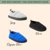 imageDearfoams Mens Cullen Ripstop Closed Back IndoorOutdoor SlipperOlympic Blue