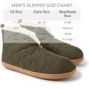 imageDearfoams Mens IndoorOutdoor Warm Up Bootie SlipperLoden