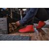 imageDearfoams Mens IndoorOutdoor Warm Up Bootie SlipperOrangeade