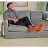 imageDearfoams Mens IndoorOutdoor Warm Up Bootie SlipperOrangeade